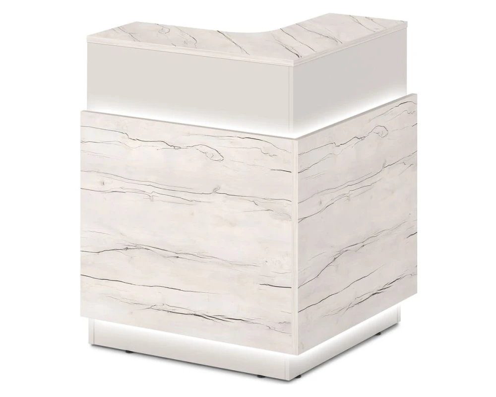 Угловая отдельностоящая секция с RGB подсветкой Лавана / Lavana