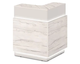 Угловая отдельностоящая секция с RGB подсветкой Лавана / Lavana images