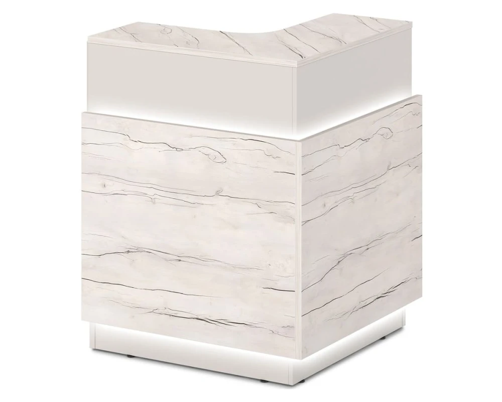 Угловая правая концевая секция с RGB подсветкой Лавана / Lavana