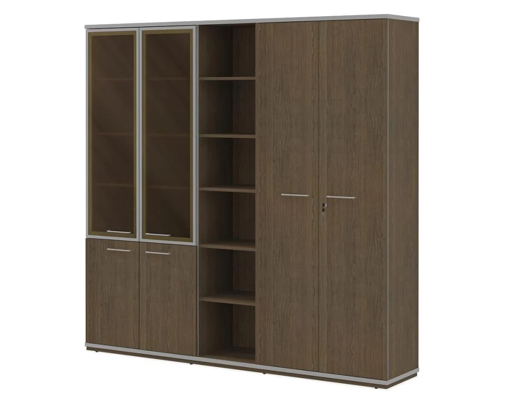 Гардероб комбинированный глубокий ПК-СЕ-ШГ3С220Х225К1Г1ДС/Г-В4 Сенатор