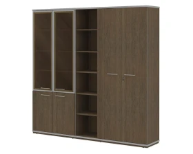 Гардероб комбинированный глубокий ПК-СЕ-ШГ3С220Х225К1Г1ДС/Г-В4 Сенатор images