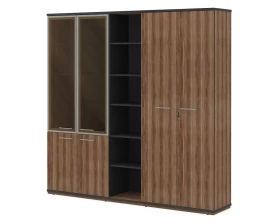 Гардероб комбинированный глубокий ПК-СЕ-ШГ3С220Х225К1Г1ДС/Г-В4 Сенатор images