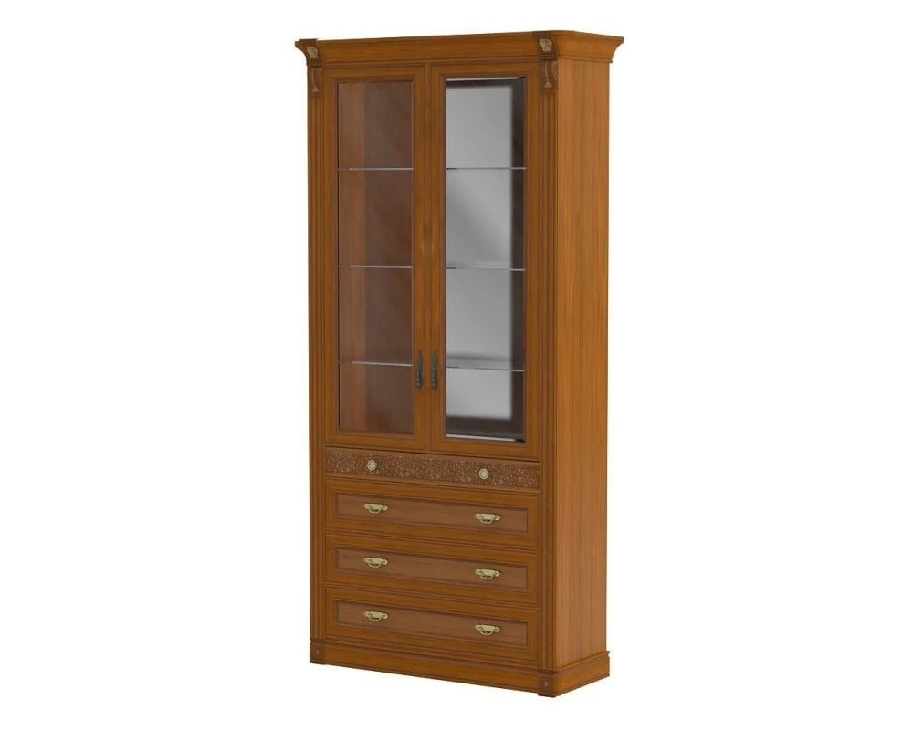 Шкаф-витрина для руководителя ПК-МР-ВТ220Х111С-В2 Марсель