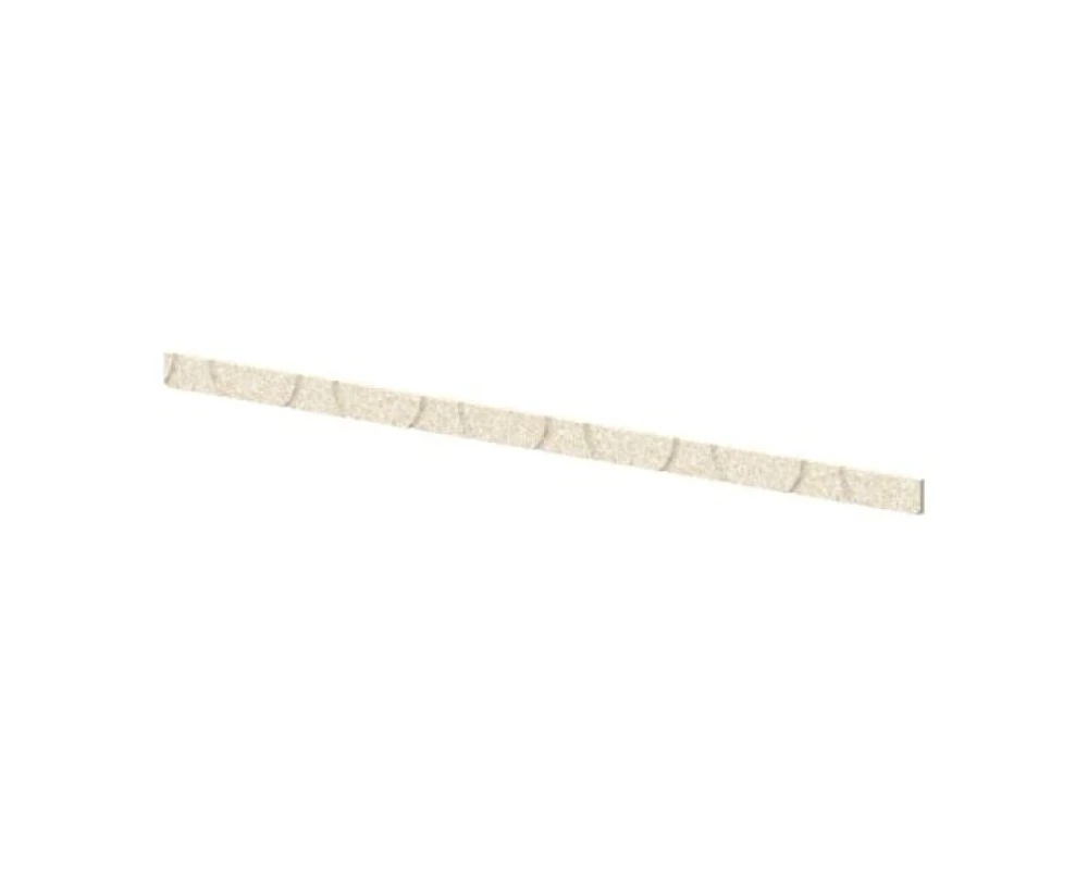 Отбойник для стеновой панели с рустом "Волны" 120х1,2х30 Forest Office Лебединый пух