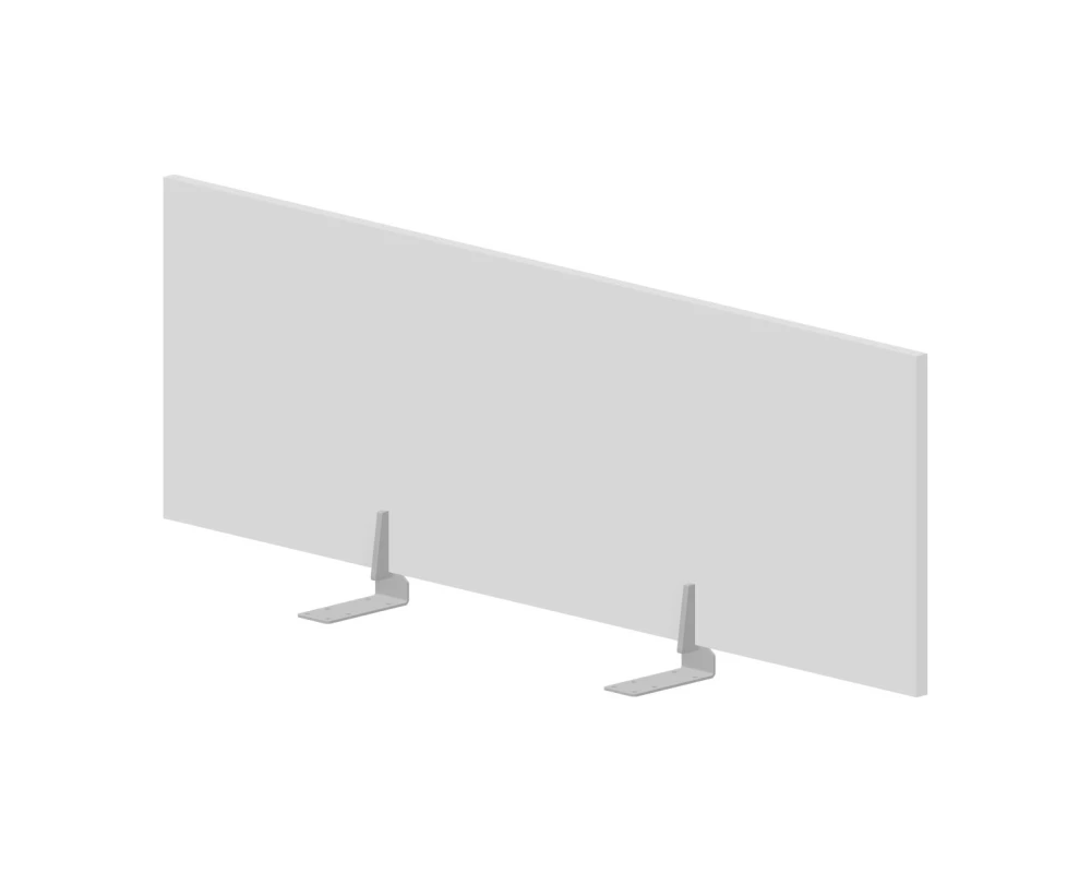 Экран фронтальный (меламин) 118x1,8x39см для стола bench GDB Белый/Антрацит