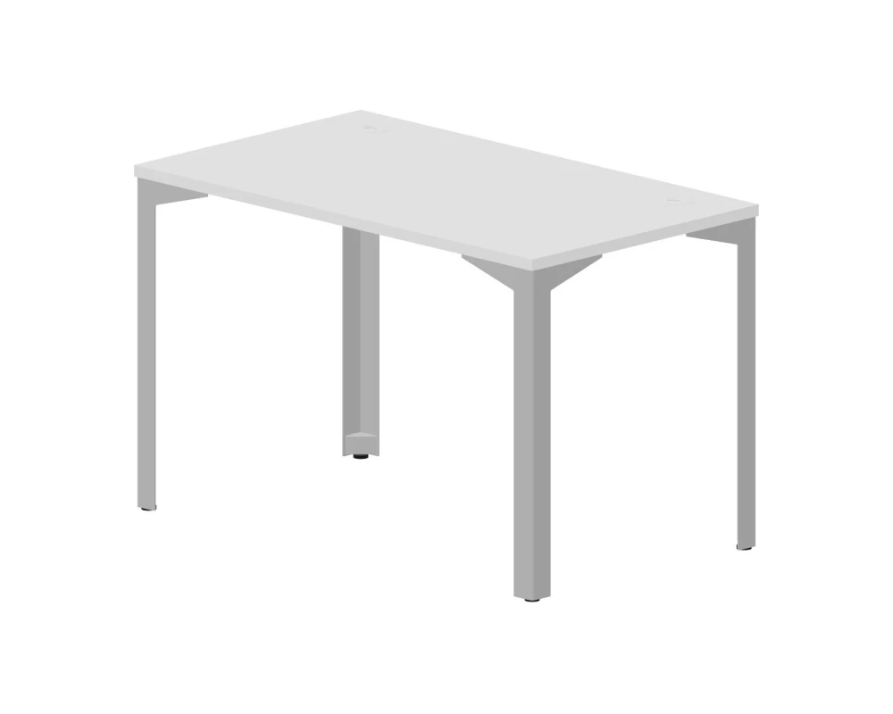 Стол 118х68х75см (2 громмета) Рэй / Ray Белый/Алюминий