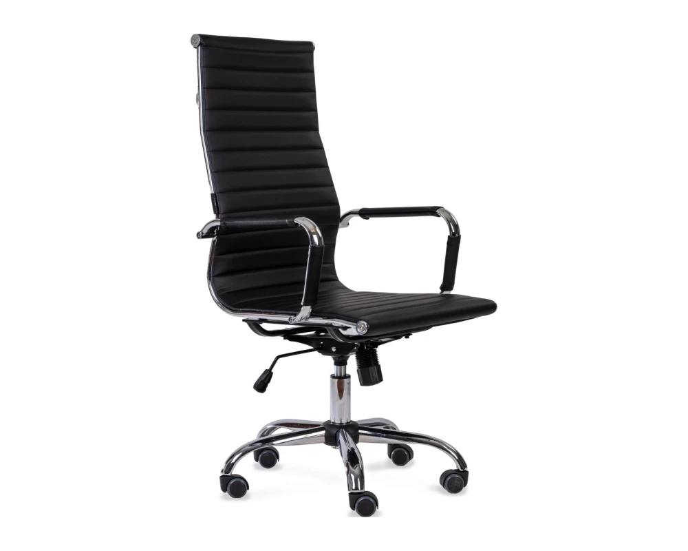 Кресло Karl 2003H Экокожа, Черный