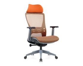 Кресло VIKING-32 M123В-3 Сетка, Оранжевый images