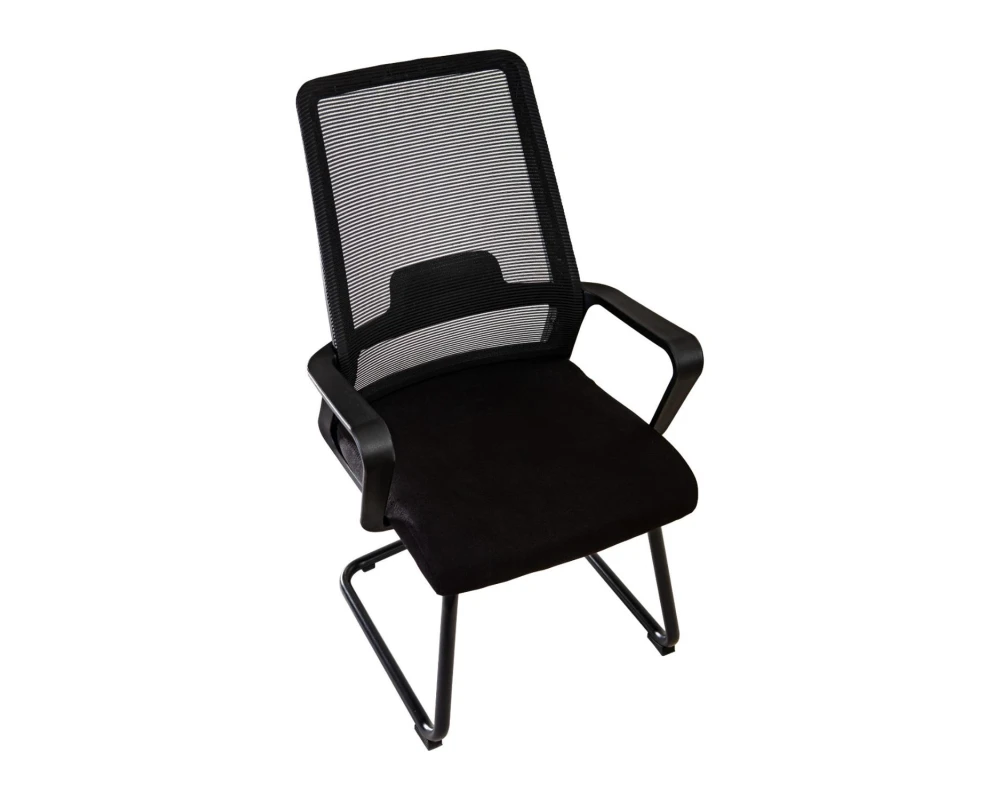 Кресло VIKING-93 MAS-V817 Сетка/Ткань, Черный