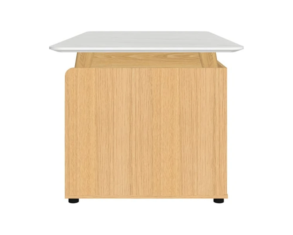 Стол рабочий прямой с опорной тумбой Rem-180.1R+Rem-32 Remo