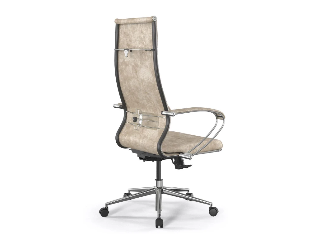 Кресло ErgoLife L42 Браво/подл.118/осн.Synchro 052 Велюр, Бежевый