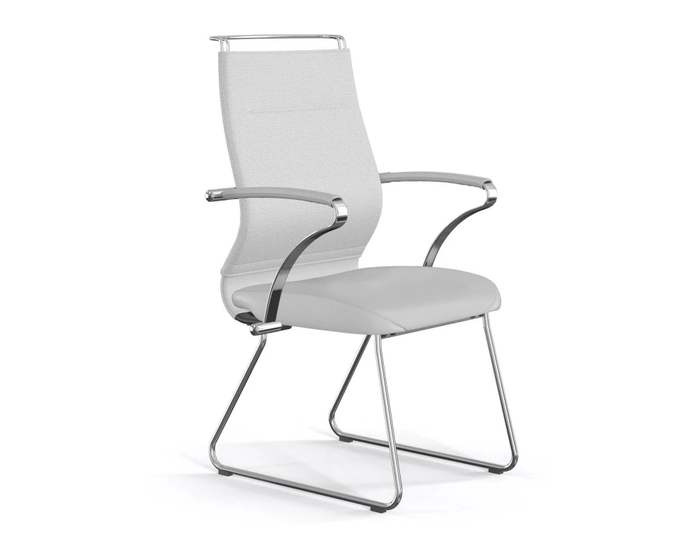 Кресло ErgoLife S W M3-167K F54 Экокожа, Белый