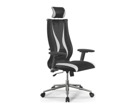 Кресло ErgoLife S 10 B2-170D M09.B23.G18.W01 (подл.2) Сетка/Экокожа, Черный/Белый images