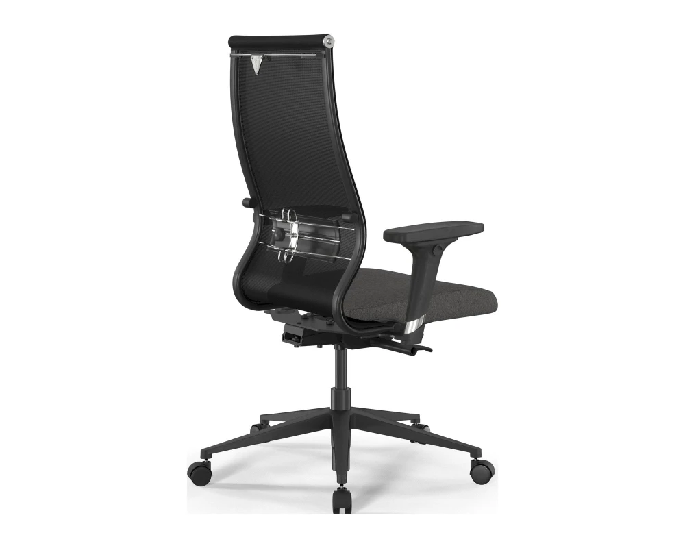Кресло ErgoLife SynchroSit 10 B2-165D M23.B11.G19.W02 Сетка/Ткань, Черный/Темно-серый
