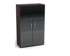 Шкаф низкий со стеклом (700х350х1126) К10ц Канц images