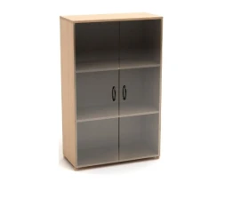 Шкаф низкий со стеклом (700х350х1126) К10ц Канц images