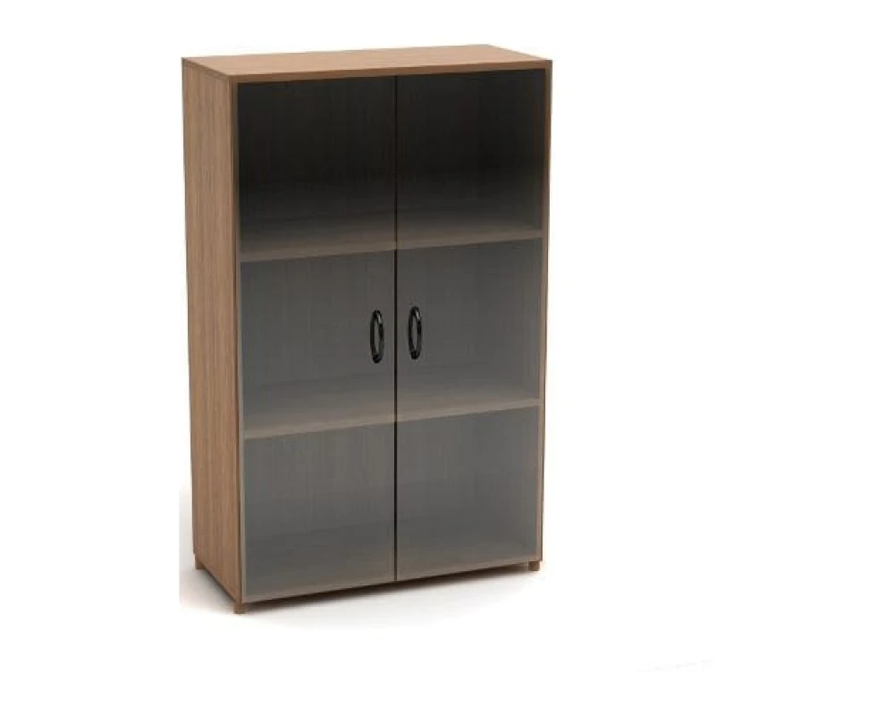 Шкаф низкий со стеклом (700х350х1126) К10ц Канц