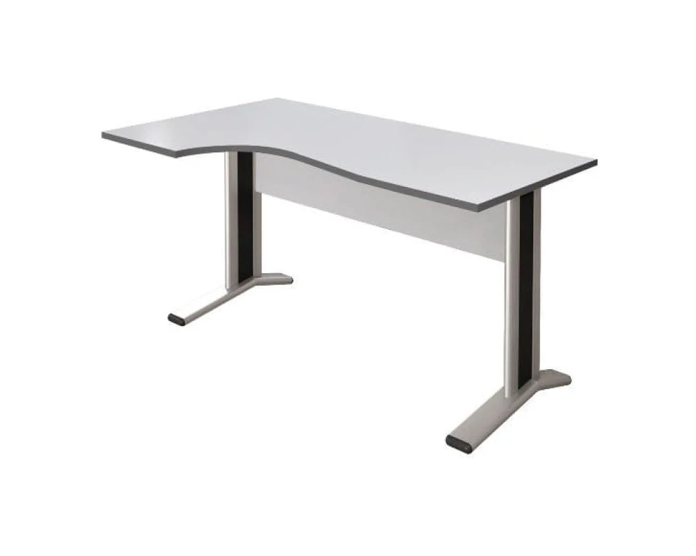 Стол кривол. лев. на м/к 1404х904(704)х756 КМ63 Монолит