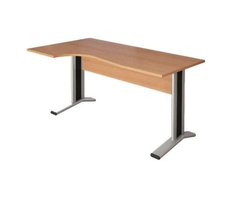 Стол кривол. лев. на м/к 1604х904(704)х756 КМ65 Монолит