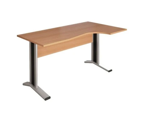 Стол кривол. прав. на м/к 1404х904(704)х756 КМ62 Монолит