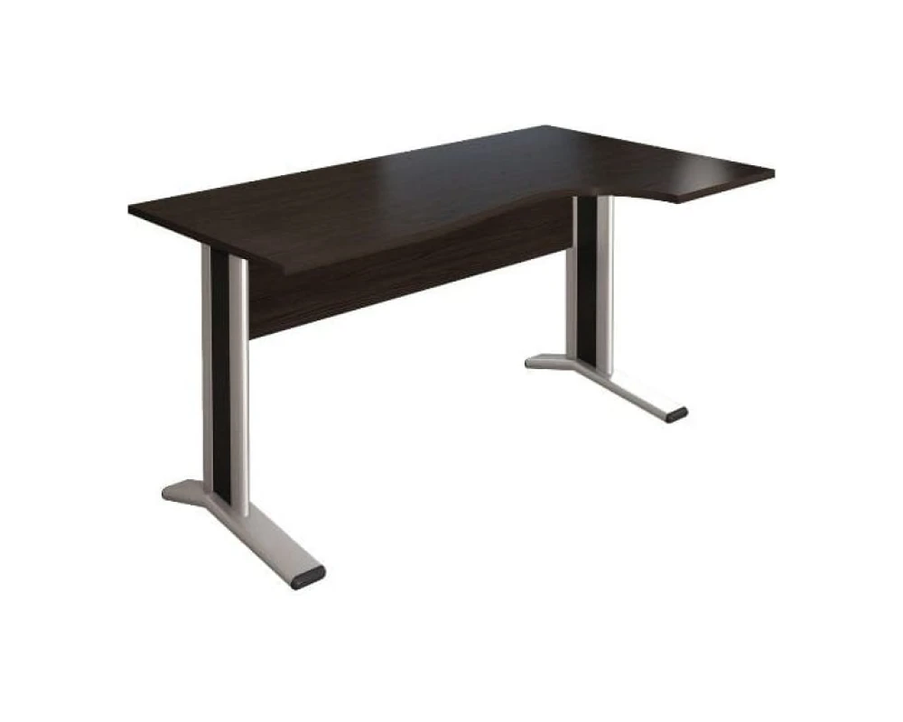 Стол кривол. прав. на м/к 1404х904(704)х756 КМ62 Монолит