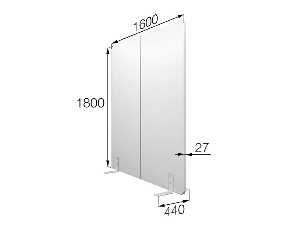 Мобильная прегородка FX-160/180 Фикс MVK