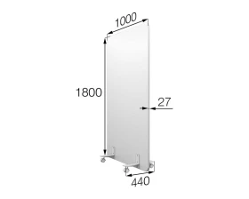 Мобильная прегородка MV-100/180 Муви MVK images