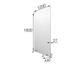 Мобильная прегородка MV-120/180 Муви MVK images