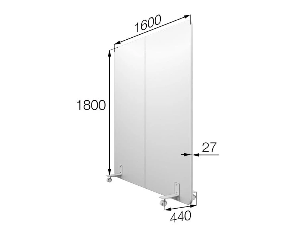 Мобильная прегородка MV-160/180 Муви MVK