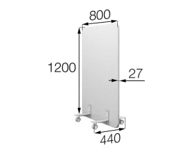 Мобильная прегородка MV-80/120 Муви MVK images