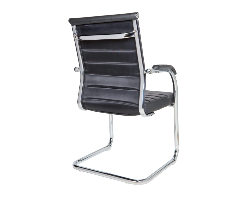 Кресло Norden Авалон CF / хром Экокожа, Черный