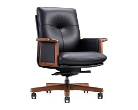 Кресло Norden Вивальди  / Vivaldi LB Натуральная кожа, Черный images