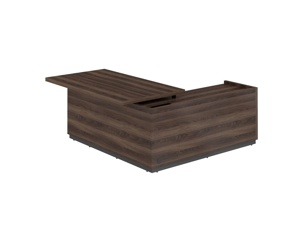 Стол для руководителя, левый 1850х1850х750 мм Риф / Reef Дуб адриа