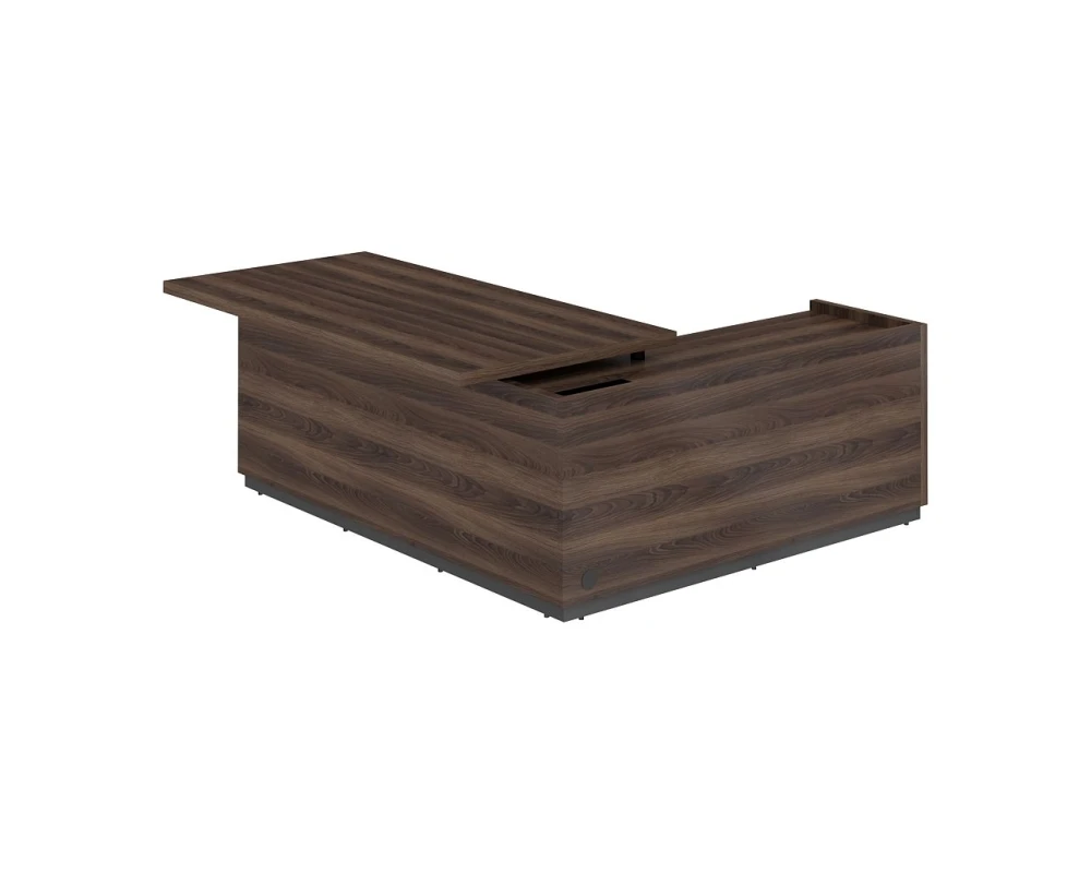 Стол для руководителя, левый 2050х1850х750 мм Риф / Reef Дуб адриа