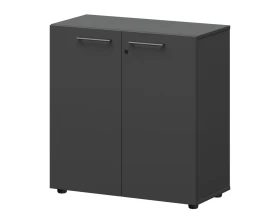 Шкаф низкий закрытый СМШ28F(Ч) 792x380x811 Кортез images