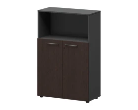 Шкаф средний с нишей СМШ38.28F 792x380x1190 Кортез images