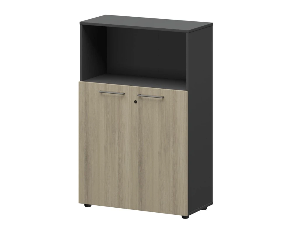 Шкаф средний с нишей СМШ38.28F 792x380x1190 Кортез