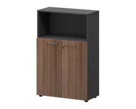 Шкаф средний с нишей СМШ38.28F 792x380x1190 Кортез images