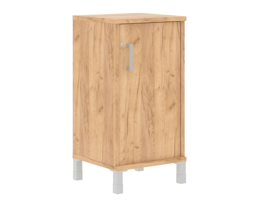 Шкаф колонка низкая с замком в глухой малой двери Борн / Born TP