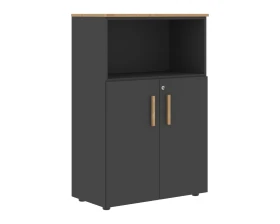 Шкаф с глухими малыми дверьми и полкой Форта / Forta images