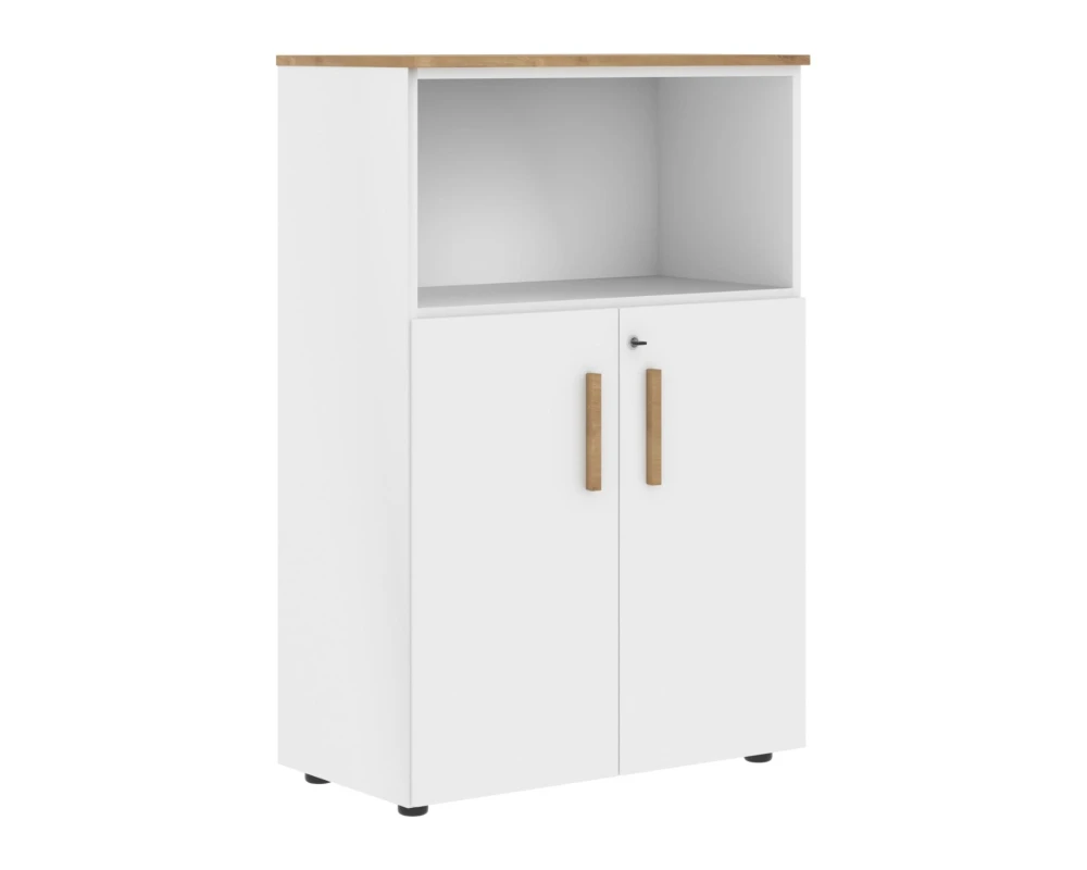 Шкаф с глухими малыми дверьми и полкой Форта / Forta