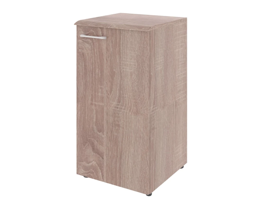 Шкаф колонка с глухой малой дверью и топом Вейв / Wave