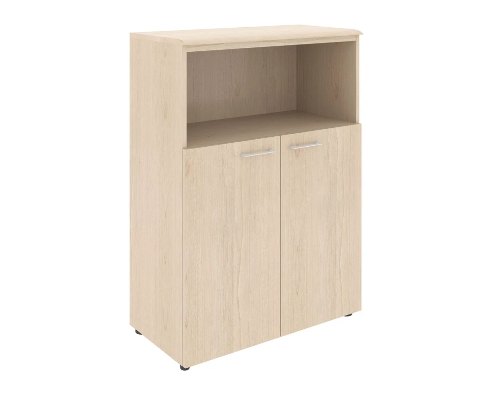 Шкаф с глухими малыми дверьми, топом и 1-й полкой Вейв / Wave