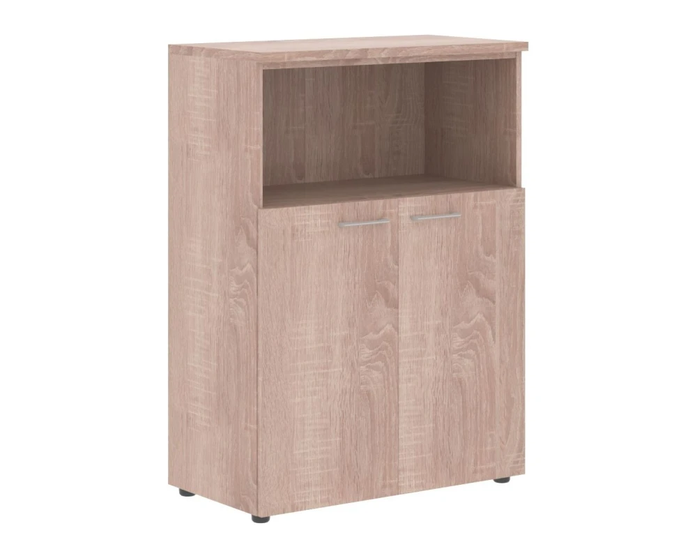 Шкаф с глухими малыми дверьми, полкой и топом Xten